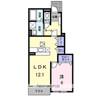 ステラ・K Ⅱ【1階】の間取り