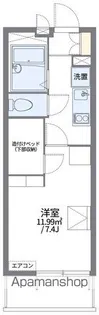 レオパレスソレイユ日比野【1階】の間取り
