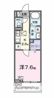 クラールⅡ【1階】の間取り