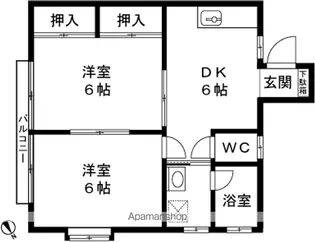 ラフォーレ【2階】の間取り