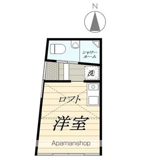 境南アパートメント【1階】の間取り