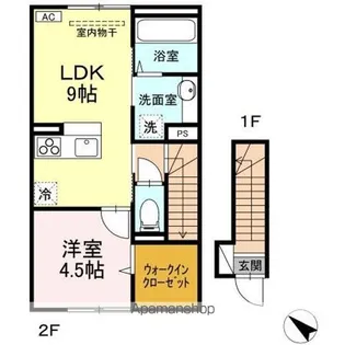 レスア柏崎III【2階】の間取り