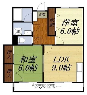 ディアコート【3階】の間取り