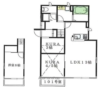 MAISON MICOCOULIER(メゾンミコクリエ)【101号室】の間取り