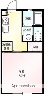 ラフィネドミールB【2階】の間取り