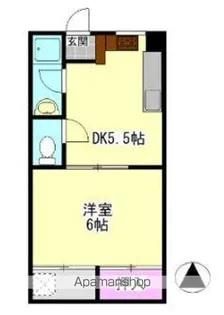 ドルフィン松福【4階】の間取り