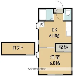 パレス東仙台【2階】の間取り