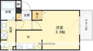 リブレメゾン香櫨園エスト【1階】の間取り