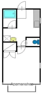 ディオコートマツモト A棟【203号室】の間取り