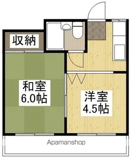 グレースコート関【207号室】の間取り