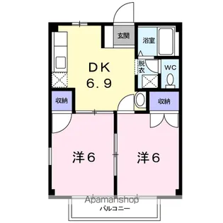 ファンタジアⅠ【2階】の間取り