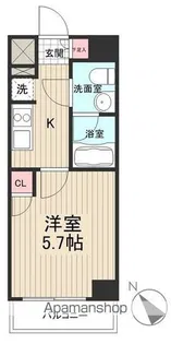 ライジングプレイス堀切【3階】の間取り