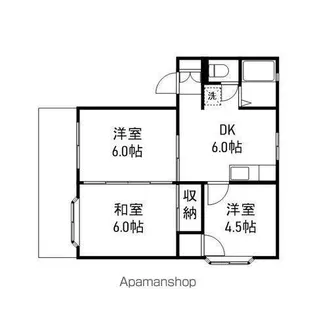 メゾン・ツチヤA【2階】の間取り