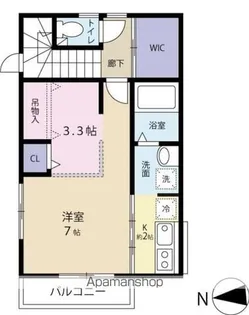レラ リュミェール【2階】の間取り