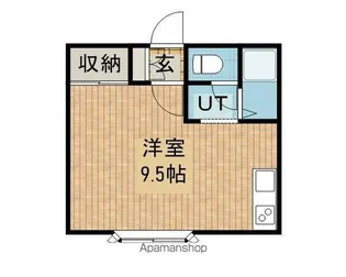 ベルノール文京台【107号室】の間取り