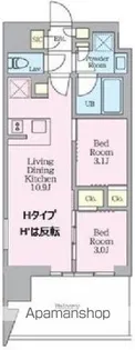 クレストコート東陽町【13階】の間取り