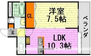 ガーデンヒルズ【3階】の間取り
