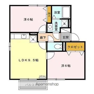 シャイン石堂【1階】の間取り