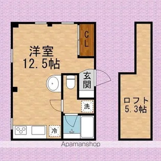 山王坂アパートメントANTIQUE【2階】の間取り