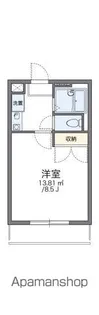レオパレスほうれんそう1号館【2階】の間取り