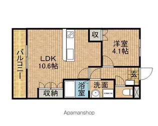 プランドール【2階】の間取り