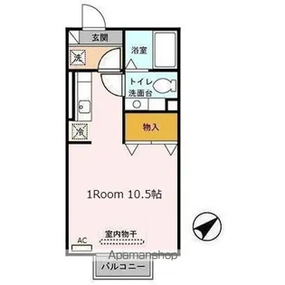 セジュールセードル B【1階】の間取り