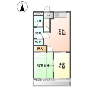 クリエイト21【2階】の間取り