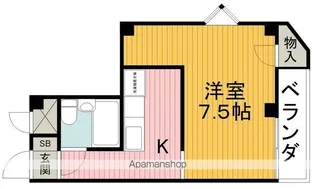 キャロル清風荘【3階】の間取り
