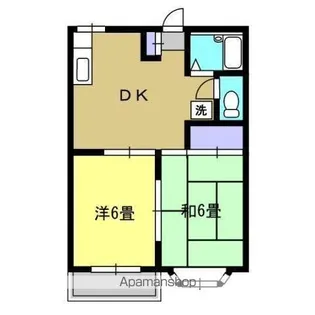 パープルヴィラ【2階】の間取り