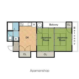 すがおマンション【202号室】の間取り