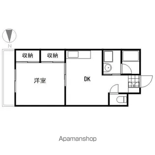 ビレッジ岩崎【702号室号室】の間取り