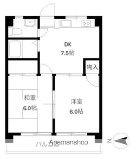 IKEUCHI HEIGHTS【503号室】の間取り