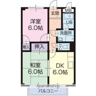 アインス【1階】の間取り