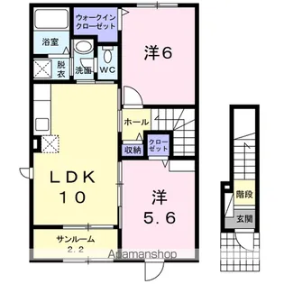 ブリーズ【2階】の間取り