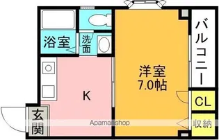メゾンアビニョン【3階】の間取り
