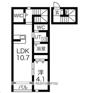 アルトゥーラA&W【2階】の間取り