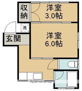 サンアベニュー新河岸【1階】の間取り
