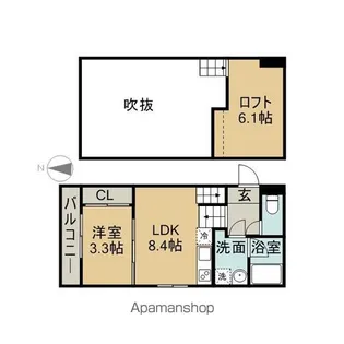 FAMILY STAGE 川名Ⅰ【1階】の間取り