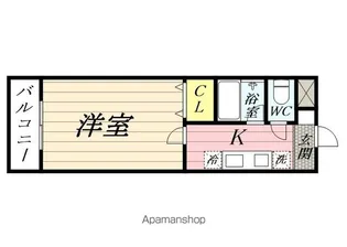 サンテル東寺尾【1階】の間取り