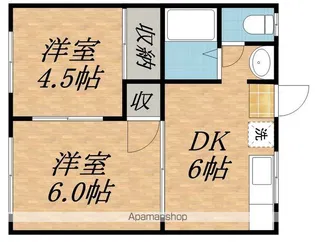 ラ・ルーナ【11号室】の間取り