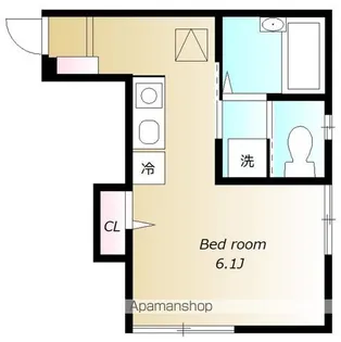 ハレレア小林【103号室号室】の間取り