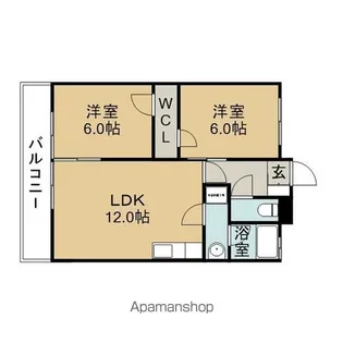 メゾン長縄【2階】の間取り