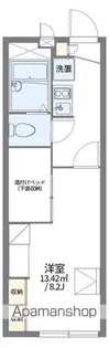 レオパレスシャンテ【202号室】の間取り