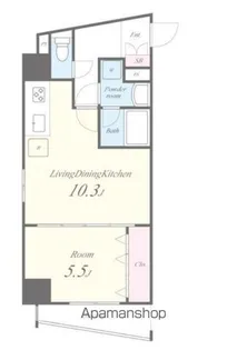 テ レジャンデール護国寺EAST【1階】の間取り