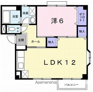 ヴェルドミール野田Ⅲ【1階】の間取り