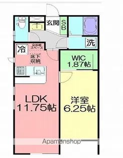 アドバンスTT本町【1階】の間取り
