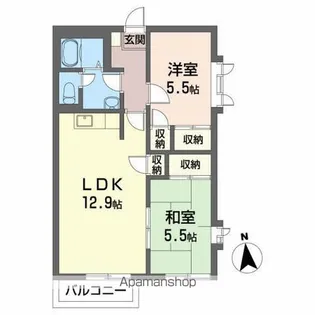 ハイツぴこ【2階】の間取り