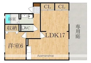 グリーンガーデン 弐番館【1階】の間取り