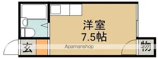 旭ヶ丘コーポ【2階】の間取り