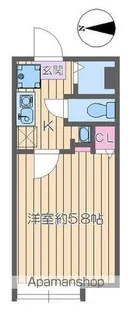 東京都足立区梅島1丁目【アパート】の間取り